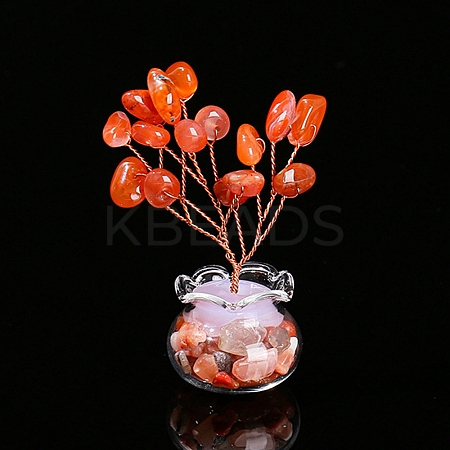 Natural Carnelian Chips Tree Decorations PW-WG5CB05-06-1