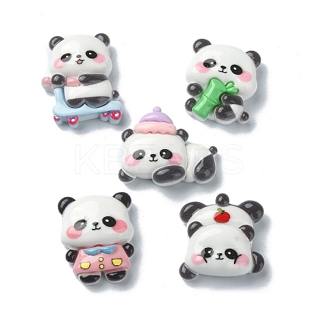 Opaque Resin Animal Cabochons CRES-M028-01-1