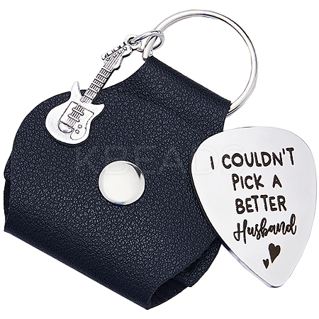 201 Stainless Steel Guitar Picks AJEW-WH0348-48G-1