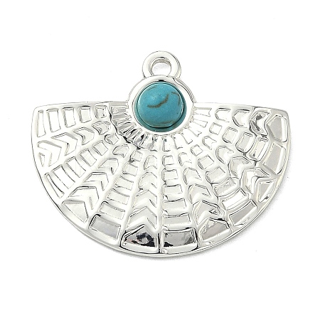Dyed Synthetic Turquoise Pendants LS-STAS-G374-05S-07-1