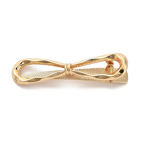 Alloy Alligator Hair Clips AJEW-A061-01D-G-1