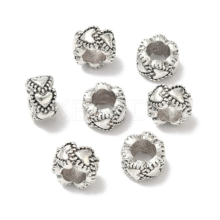 Alloy European Beads PALLOY-S079-076AS-1