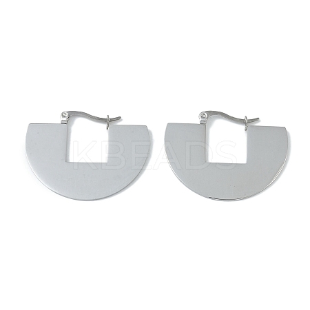 Non-Tarnish 304 Stainless Steel Earrings EJEW-U004-09P-1