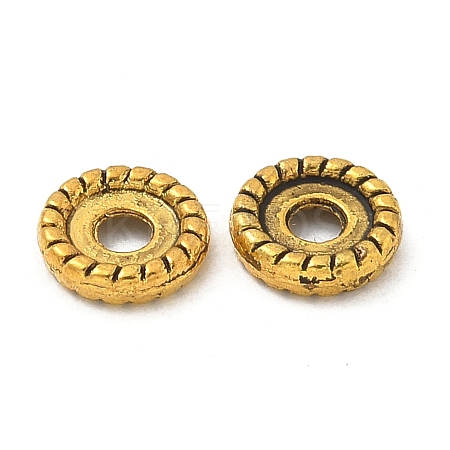 Alloy Spacer Beads TIBE-P003-19AG-1