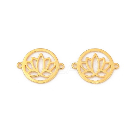 925 Sterling Silver Hollow Connector Charms STER-A046-01G-1