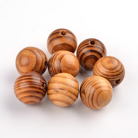 Natural Wood Beads X-WOOD-Q009-8mm-LF-1