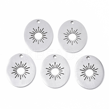 201 Stainless Steel Pendants STAS-N091-70-1