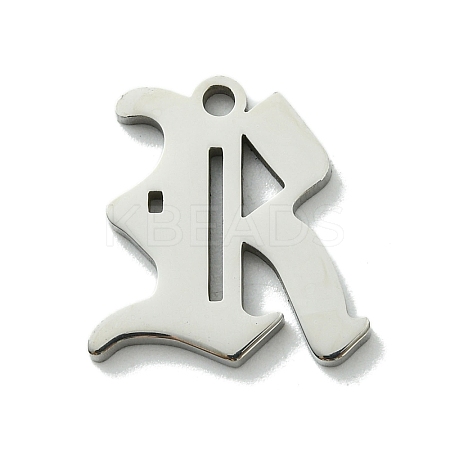 Non-Tarnish 201 Stainless Steel Pendants STAS-B055-01P-R-1