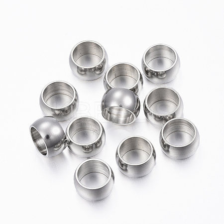 201 Stainless Steel Spacer Beads X-STAS-H376-42-1