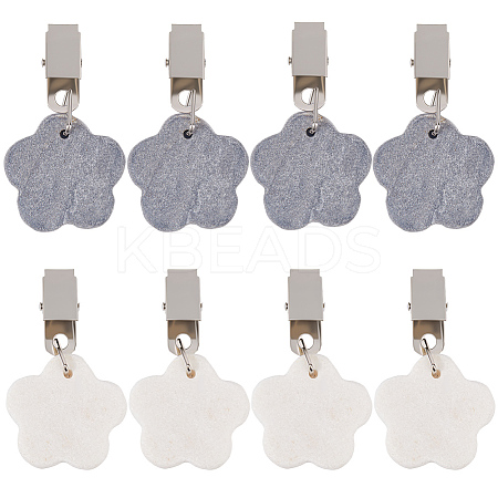 8Pcs 2 Colors Marble Tablecloth Weights AJEW-GF0011-84A-1