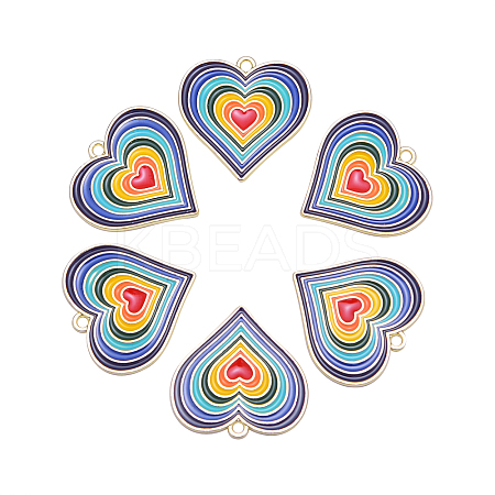 20Pcs Alloy Enamel Pendants ENAM-CJ0001-64-1