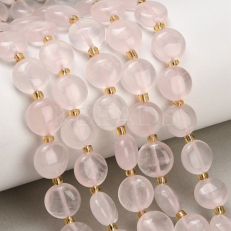 Natural Rose Quartz Beads Strands G-H005-B15-01-1