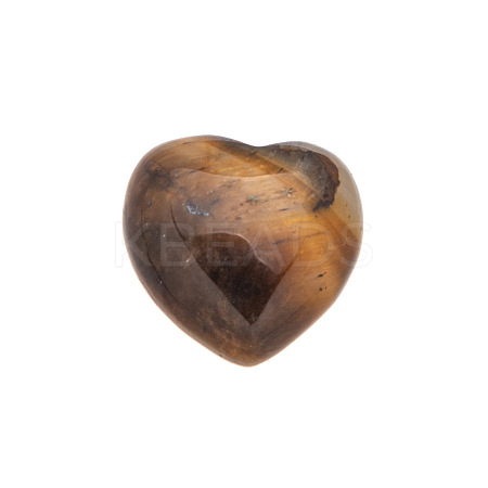 Natural Tiger Eye Heart Sculpture Display Decorations PW-WG48DEF-11-1