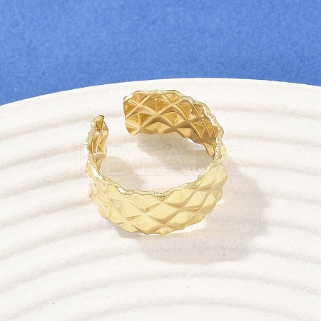 304 Stainless Steel Cuff Rings RJEW-D332-012M-G-1