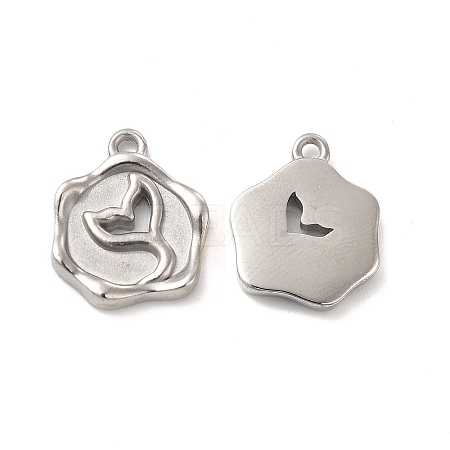 Non-Tarnish 304 Stainless Steel Pendants STAS-F284-16P-1