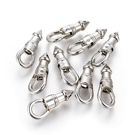 Tarnish Resistant 304 Stainless Steel Lobster Claw Clasps LS-STAS-G192-24P-1
