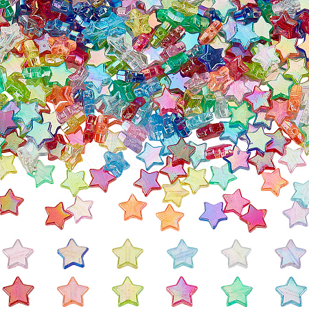 900Pcs 12 Styles Eco-Friendly Transparent Acrylic Beads OACR-PA0001-03-1