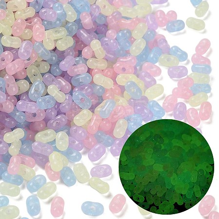 Luminous Transparent Acrylic Beads LACR-D009-01J-1