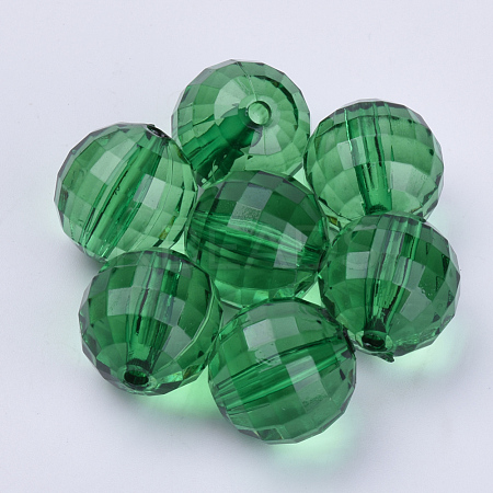 Transparent Acrylic Beads TACR-Q254-14mm-V17-1