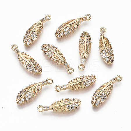 Brass Micro Pave Cubic Zirconia Pendants LS-KK-S359-040-RS-1