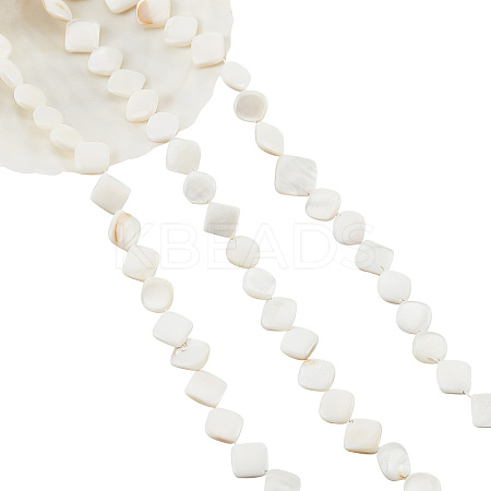 3 Strands Natural Freshwater Shell Beads Strands SHEL-NB0001-46-1