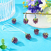 4Pcs Handmade Lampwork Beads LAMP-TA0002-24F-7