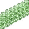 Transparent Glass Bead Strands GLAA-R095-8mm-28-1
