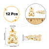 CHGCRAFT 12Pcs Brass Pendants KK-CA0002-13-2