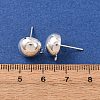 Brass Stud Earring Findings KK-G604-01S-05-3