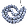 Opaque Baking Paint Glass Beads Strands EGLA-N006-009B-A10-2