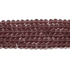 Imitate Austrian Crystal Frosted Glass Beads Strands GLAA-F029-TM2mm-B05-1