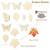 DIY Spring and Summer Theme Wood Pendants Decoration Making Kit DIY-CJ0002-62-3