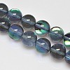 Synthetical Moonstone Beads Strands G-G585-10mm-03-1