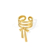 304 Stainless Steel Open Cuff Rings for Women RJEW-U060-01M-G-2