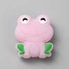 Frog Luminous Food Grade Eco-Friendly Silicone Beads LS-SIL-WH0003-12D-1