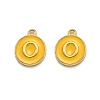 Golden Plated Alloy Enamel Charms ENAM-Q437-13O-1