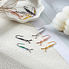 10Pcs 5 Colors 316 Stainless Steel Earring Hooks STAS-LP0004-01-1