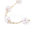 Round Plastic Imitation Pearl Beaded Bracelets BJEW-E054-02G-2