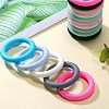 9Pcs Ring Food Grade Eco-Friendly Silicone Focal Beads JX895G-6