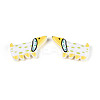 Printed Opaque Resin Beads RESI-N043-04D-3