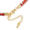 3.5MM Round Nylon Cotton Cord Necklace Making NJEW-C106-03G-10-3