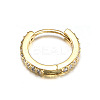 Brass Micro Pave Clear Cubic Zirconia Hoop Cartilage Earrings WG0AF68-01-2