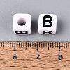 Opaque Acrylic Beads SACR-N020-04A-B-4
