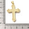 Brass Micro Pave Cubic Zirconia Pendants KK-R002-06G-3