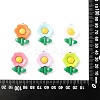 30Pcs 6 Colors Opaque Resin Pendants RESI-CJ0003-08-7