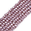 Electroplate Glass Beads Strands LS-EGLA-A044-P1mm-A13-1