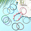 40Pcs 10 Style Heavy Duty 304 Stainless Steel Wire Cable Keychains FIND-SC0019-18-5