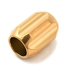 Ion Plating(IP) 304 Stainless Steel Glazed European Beads STAS-M308-10E-2