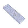 MDF Covered with Velvet Ring Organizer Display Trays RDIS-WH0001-43-1