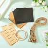 50 Sets 2 Colors Kraft Paper Bouquet Wrapping Paper DIY-TA0011-45-5